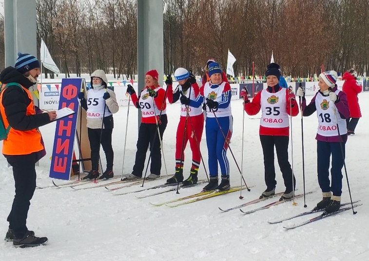 Окружные соревнования и «Лыжня России»